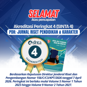SELAMAT ATAS AKREDITASI SINTA 4 JURNAL PDK